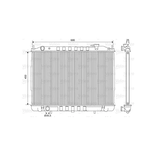 Valeo 701611 Engine Radiator