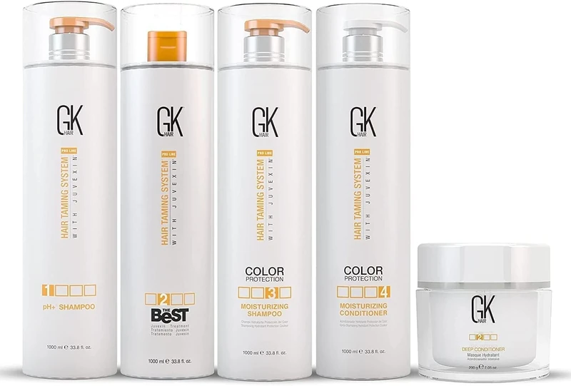 GK HAIR Keratin The Best Kit - 1000ml Treatment for Frizz-Free Hair
