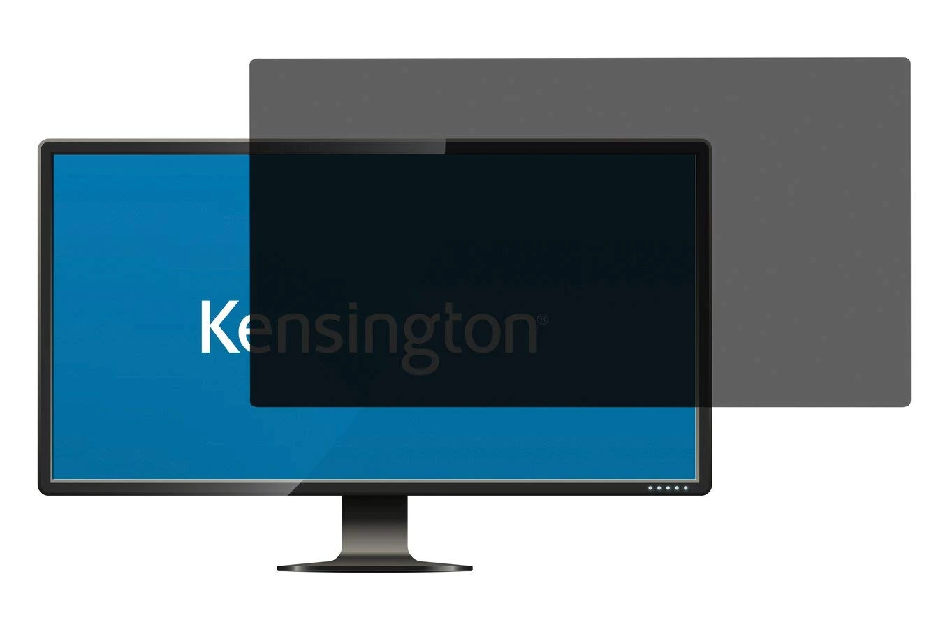 Kensington Monitor Screen Privacy Filter 24 Inch, 16: 9, LG, ViewSonic, Samsung - limits viewing angle supporting GDPR compliance, reduced blue light via anti-glare coating