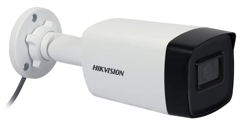 Hikvision Digital Technology DS-2CE16H0T-ITF Surveillance Camera (CCTV Security Camera, Indoor and Outdoor, Wired, Bullet, Ceiling/Wall, White)