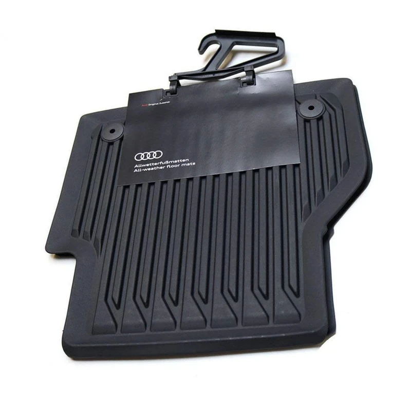 Audi 4K0061511041 All-Weather Floor Mats 2x Rear Black