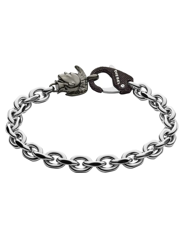 Diesel Men's 2 tone Stainless steel with lobster clasp closure bracelet