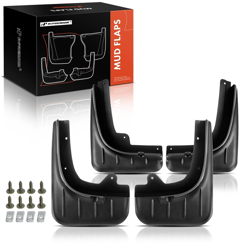 A-Premium Mud Flaps Splash Guards Replacement for Porsche Cayenne 2011-2017 4-PC Set