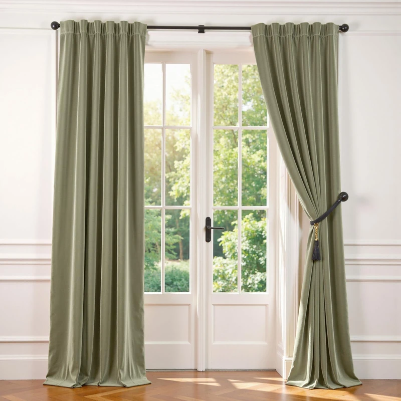 Lazzzy Textured Honeycomb Eyelet Curtains - Pair