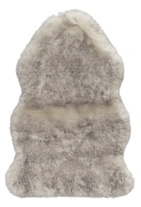 Mint Rugs Superior Soft Faux Fur in Cream White Natural Dipdye, 90 x 140 cm