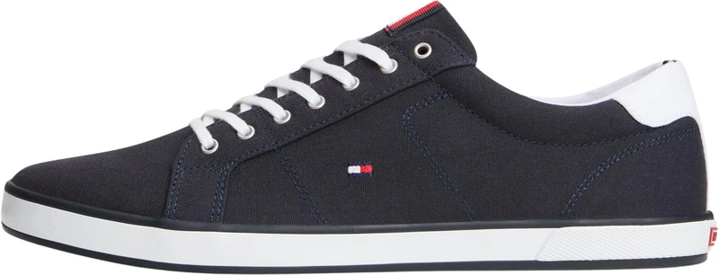 Tommy Hilfiger Mens Harlow Plimsolls Trainers Navy 8 UK - Image 1