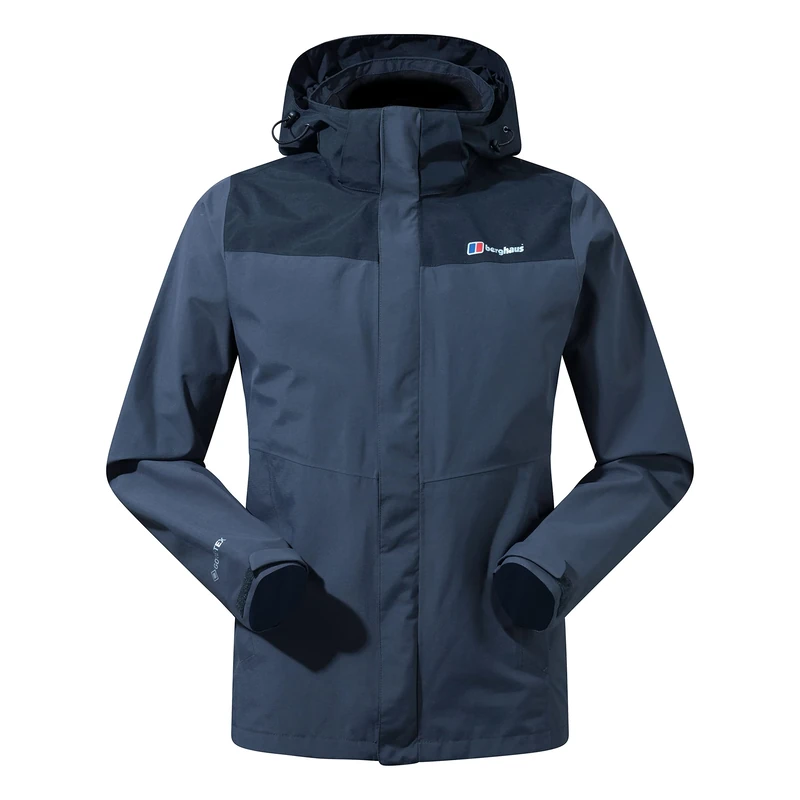 Berghaus Men's Hillwalker Interactive Gore-Tex Waterproof Shell Jacket | Breathable | Durable, Carbon/Black