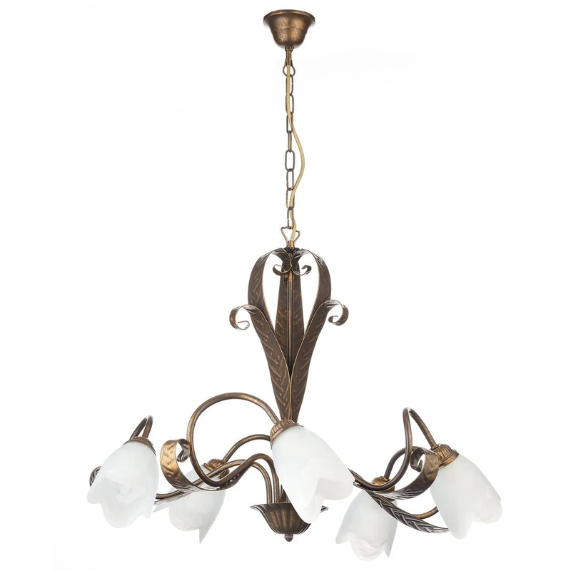 ONLI Chandelier Classic 5 Luci Brown - Image 1