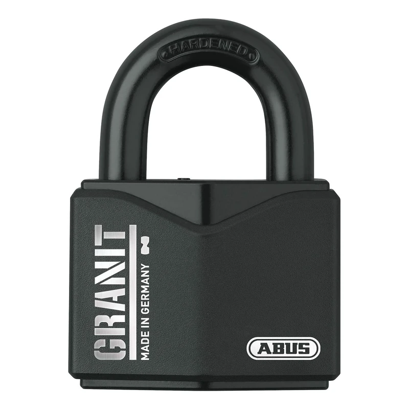 ABUS Granit Padlock 37/55#SZP for Outdoor Use - with Security Card - Made of Hardened Special Steel - ABUS Security Level 10 - Black