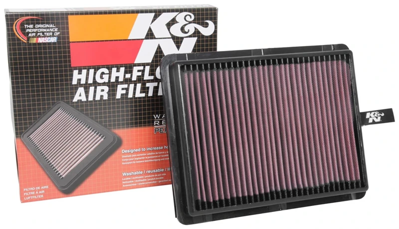 K&N Engine Air Filter: High Performance, Premium, Washable, Replacement Filter: Compatible with 2015-2019 Hyundai/Kia (Sonata, Optima), 33-5057