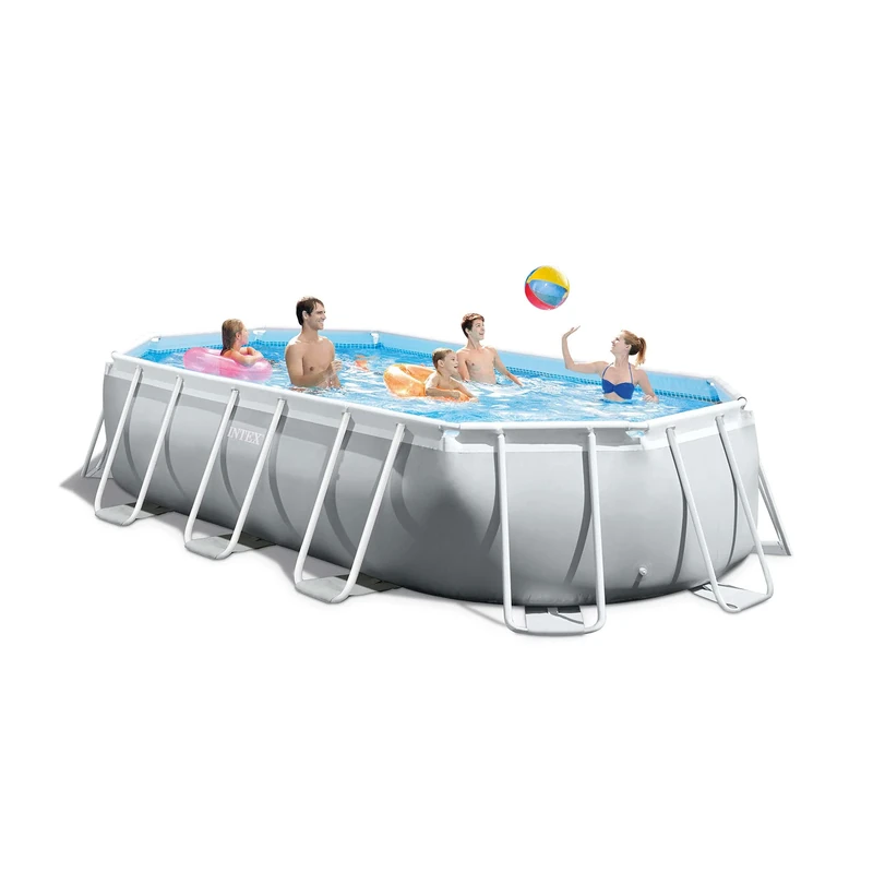 Intex 16.5'X9'X48 Prism Frame Oval Pool Set