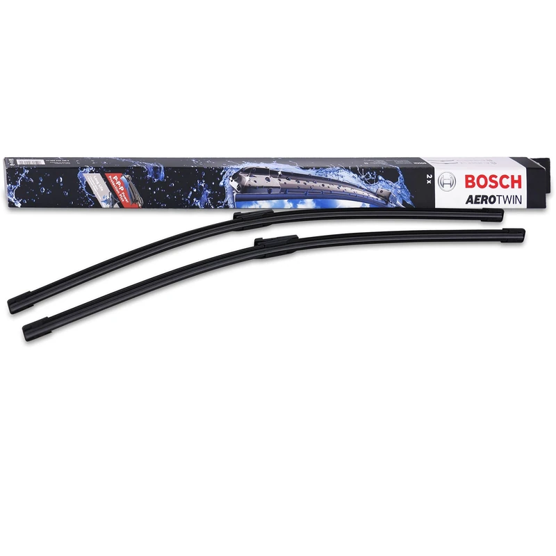 Bosch Wiper Blade Aerotwin A110S, Length: 700mm/650mm − Set of Front Wiper Blades - Only for Left-Hand Drive (EU)
