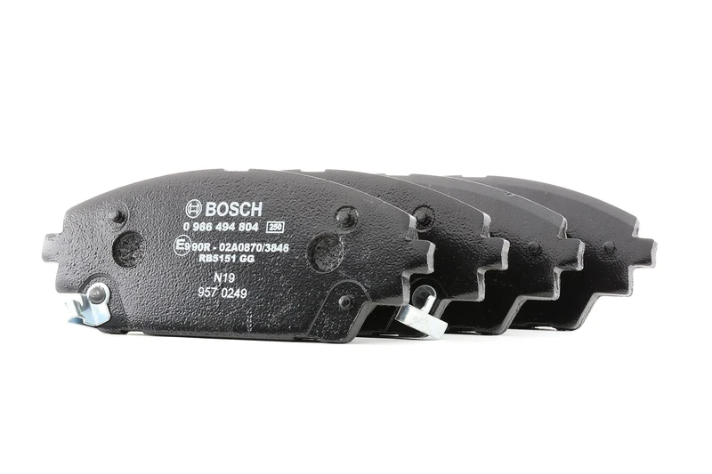 Bosch BP1978 - Brake Pads Car Front Axle - Bosch Quality - Reduced Noise and Dust - ECE-R90 Certified - Copper-Free - 1 Set of 4 Pads