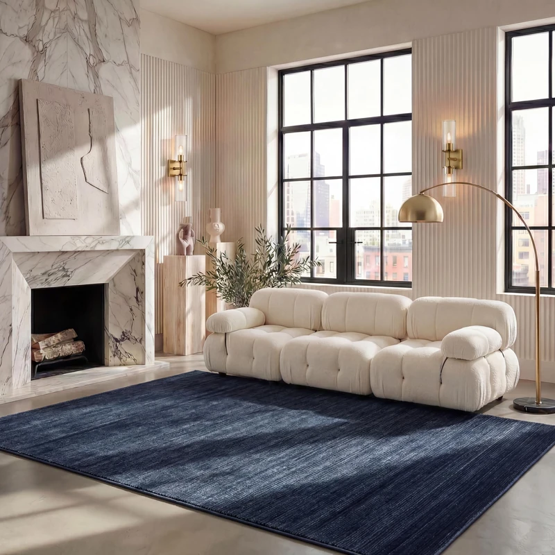 Safavieh Modern Rug for Living Room, Dining Room, Bedroom - Vision Collection, Short Pile, in Green, 60 x 110 cm