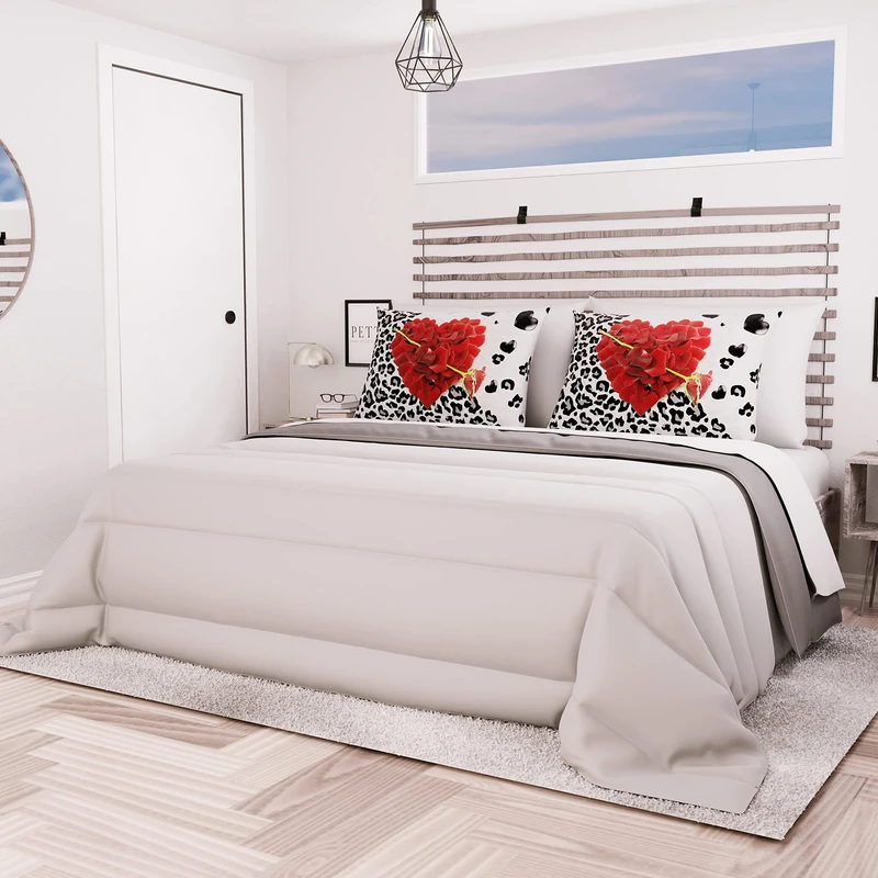 PETTI Artigiani Italiani, Quilts, Warm and Soft Comforter, Microfiber Duvet, 100% Made in Italy, Microfibre, Gray, Double (240x260 cm)