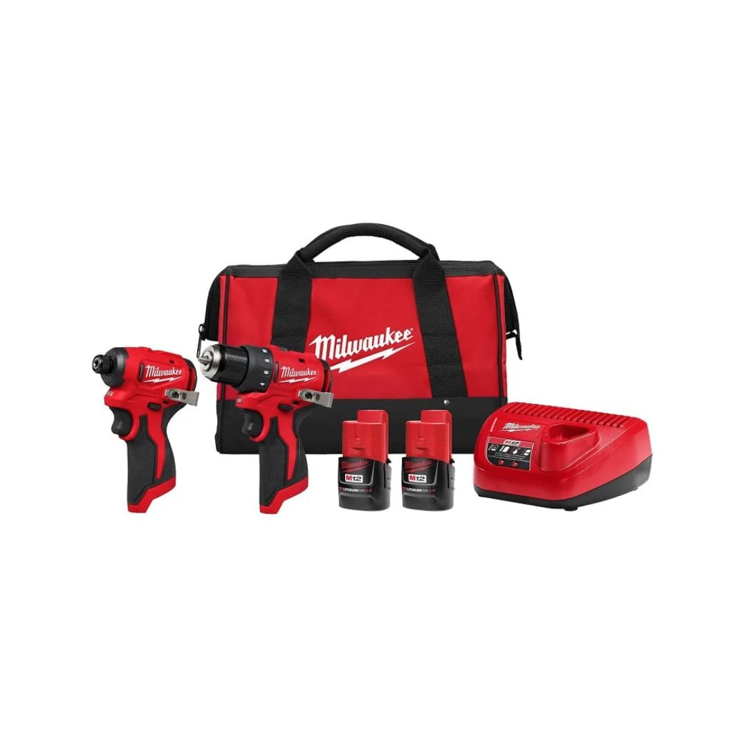 Milwaukee M12 2494-22 COMBO DRILL/IMPACT W/2 BAT
