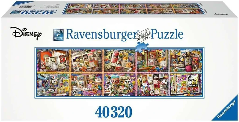 Ravensburger Disney Mickey through the Years, 40,000pc Jigsaw Puzzle