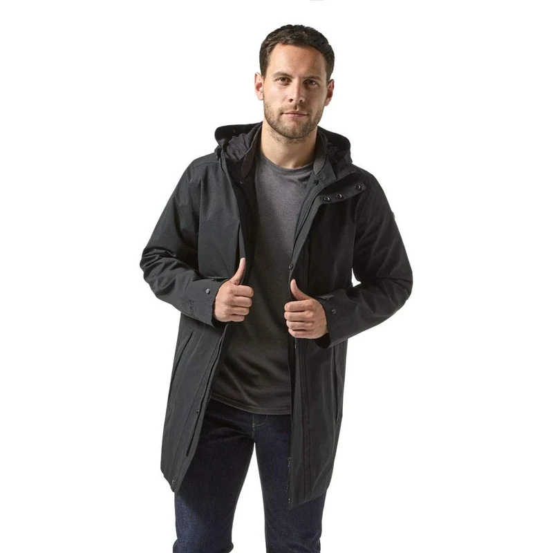 Craghoppers Men's Eoran Jacket, Black, XXL - Image 1