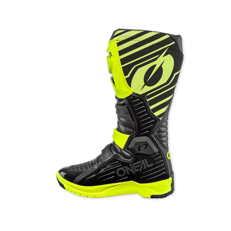 O'NEAL Motocross Boots RMX Boot EU I Enduro Motorcycle I Ergonomic Motorcycle Boots Men & Women with Anti-Slip Sole I Complies with EN13634 I Black Neon Yellow I Size 48