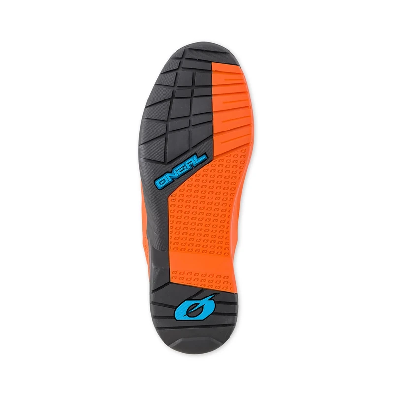 O'NEAL Motocross Boots RMX Boot EU I Enduro Motorcycle I Ergonomic Motorcycle Boots Men & Women with Anti-Slip Sole I Complies with EN13634 I Black-Orange I Size 44