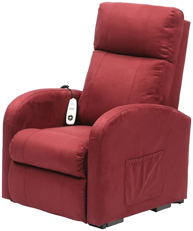 Aidapt Daresbury Riser and Recliner Electric Arm Chair With OKIN Motor for Safety, Easy to Work Remote Control and Hard Wearing Fabric Material for Use in Lounge, Sitting Room and Bedrooms.
