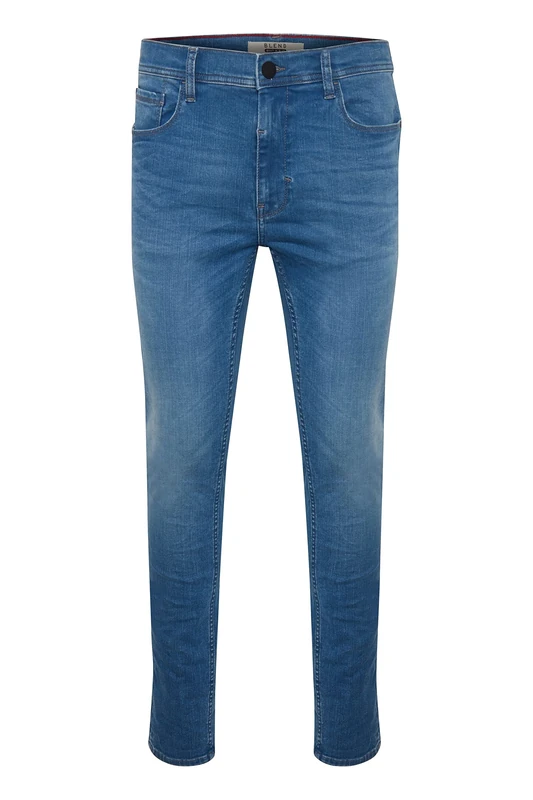 BLEND Men's Jet Multiflex Skinny Jeans, Blue (Denim Middle 76201), W34/L34 (Manufacturer Size: 34)
