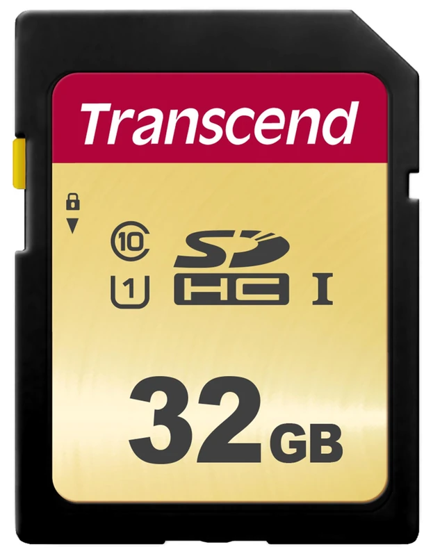 Transcend 32GB SDC500S SD UHS-I SDHC Memory Card, 95MB/s, U1, C10, MLC