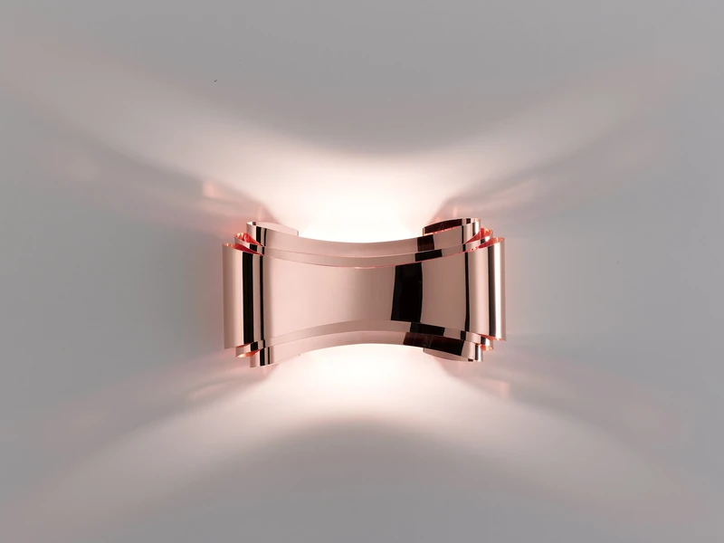Selene Ionic Wall Light 22 W, Copper