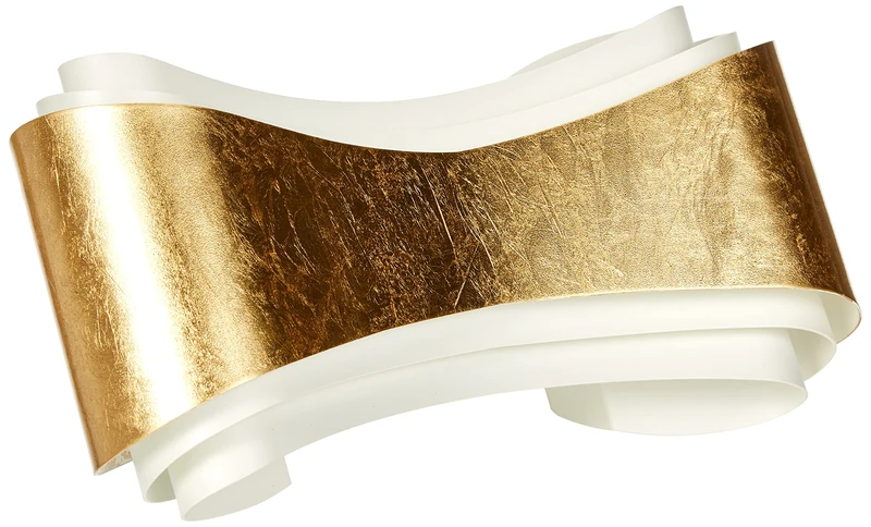 Selene Ionic Wall Light 11 W, Gold Leaf