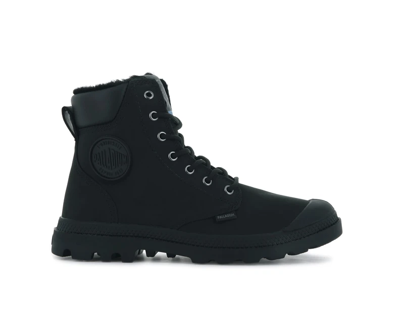 Palladium Pampa Sport Cuff Wps, Unisex Adults’ Classic Boots, Black (Black/Black 466), 4 UK (37 EU)