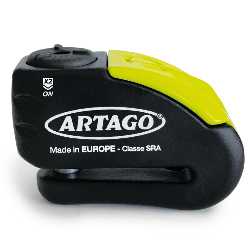 Artago 30X10 High-End Motorcycle Disc Lock - Alarm Option
