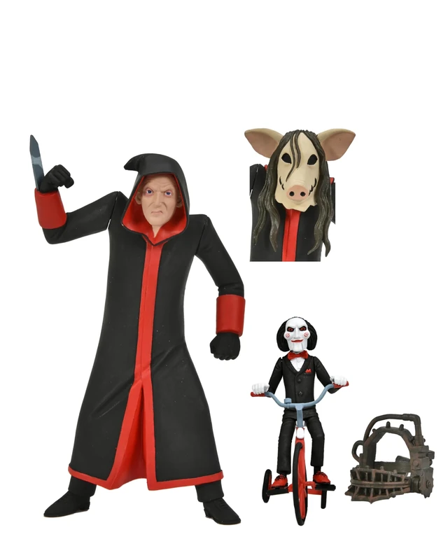 NECA Official-Jigsaw and Billy on a Tricycle Ultimate 6" Action Figure 2 Pack