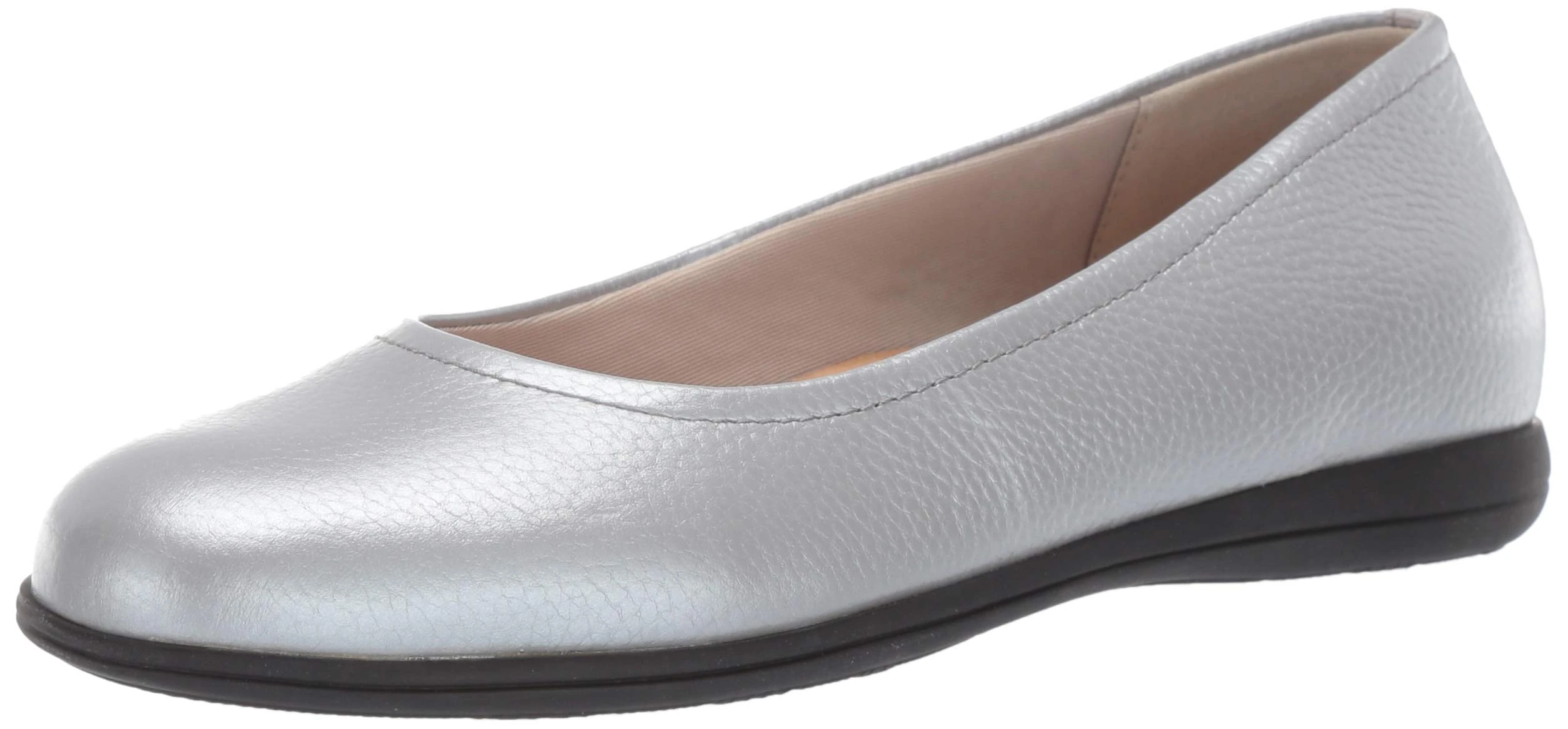 Trotters Women's Darcey Ballet Flat, Grey, (8.5 M) US