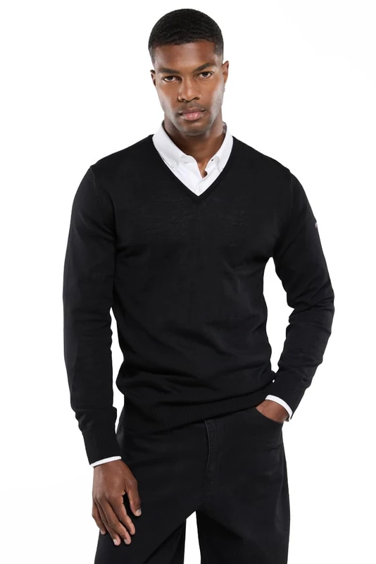 Armor Lux Men's Pull Noyal Homme Jumper, Negro (010 Black 010 Black), Medium