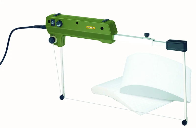 Proxxon 27084 Hot Wire Cutting Bracket (Thermal Saw, Styrofoam Cutter), 100-350°C, 400-650 mm, Selectable Temperature