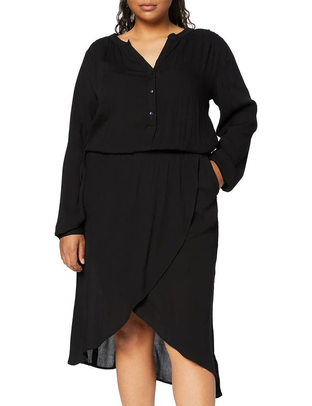 SPARKZ Women's TARITA Long Dress Dress, Black, 8 (Manufacturer Size: S) - Image 1