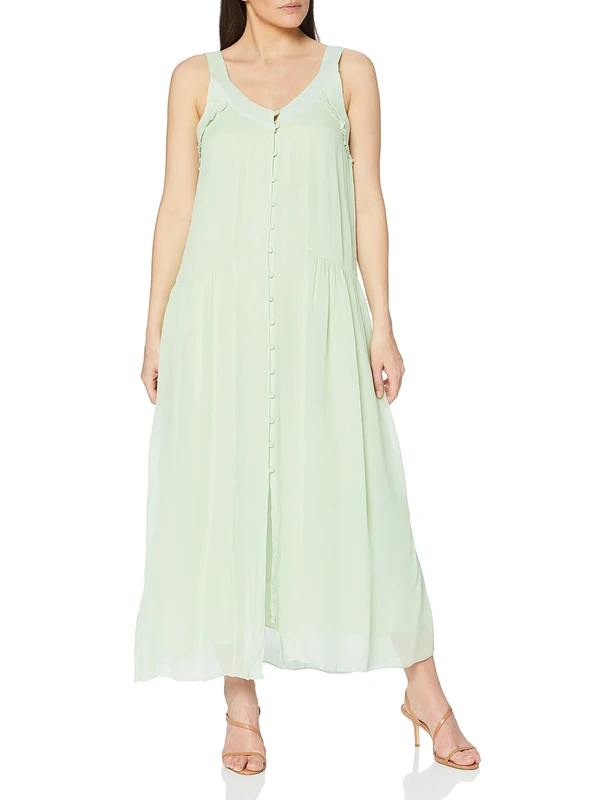 SPARKZ COPENHAGEN Women's TULLI Dress, Green (Green Water), 8 (Size: S)
