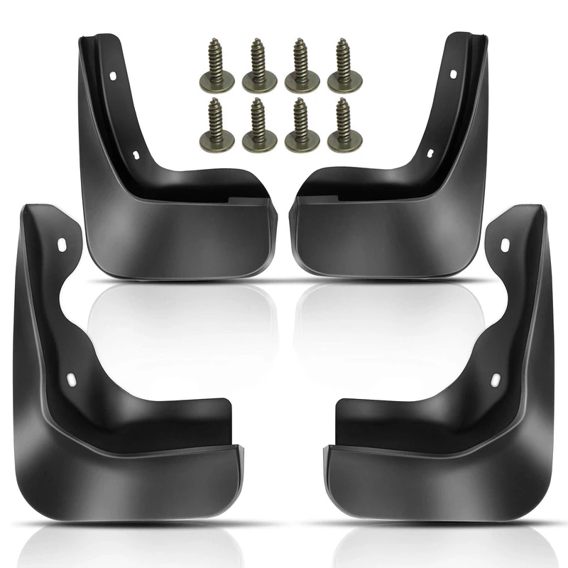 Set of 4 Front and Rear Side Mud Flaps Splash Guards Set for Volkswagen Jetta 2011-2014 Sedan only