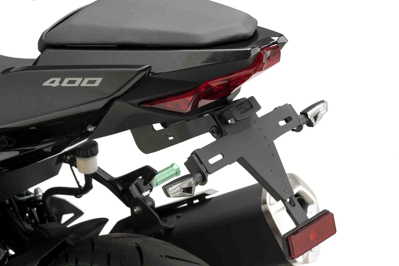 Puig 9629N License Support 6929N Black for Kawasaki Ninja 400 18'