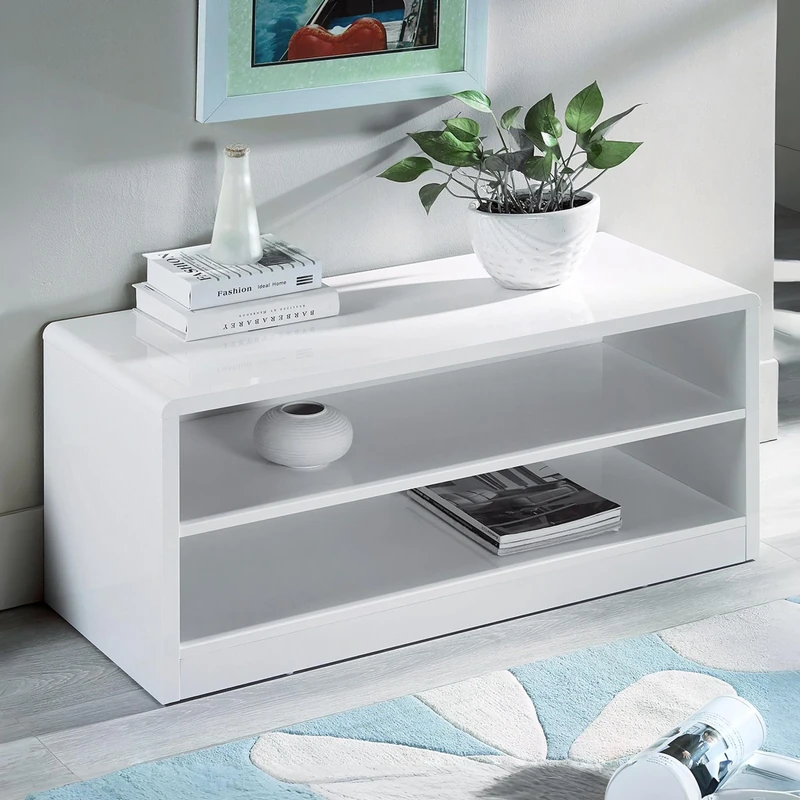 Julian Bowen Manhattan Compact Tv Unit - White Units