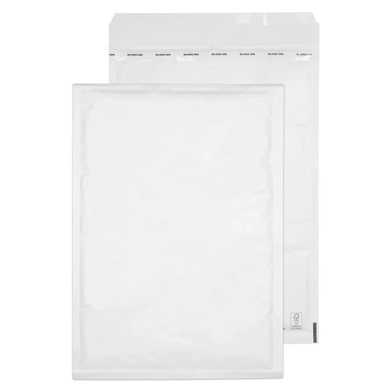 Blake Purely Packaging 300 x 430 mm Peel and Seal Envelopes (J/6 PR) White - Pack of 50