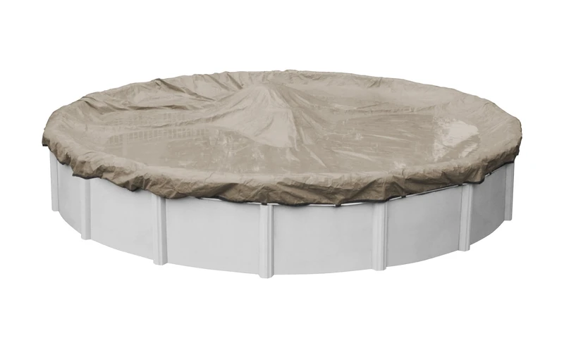 Pool Mate 6030-4-PM 20-Year Premium Winter Round Above-Ground Pool Cover, 30-ft, Sand