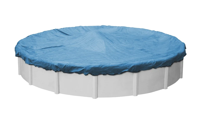 Robelle 5415-ROB Mesh Winter Round above-Ground Cover, 15-ft. Pool, 01-Blue