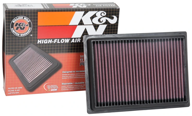K&N Engine Air Filter: High Performance, Washable, Replacement Filter: Compatible with 2014-2018 DAIHATSU/MARUTI SUZUKI/SUZUKI/MAZDA (Cast, Wake, Alto, Hustler, Spacia, Wagon R, Carol, Flair) 33-3084