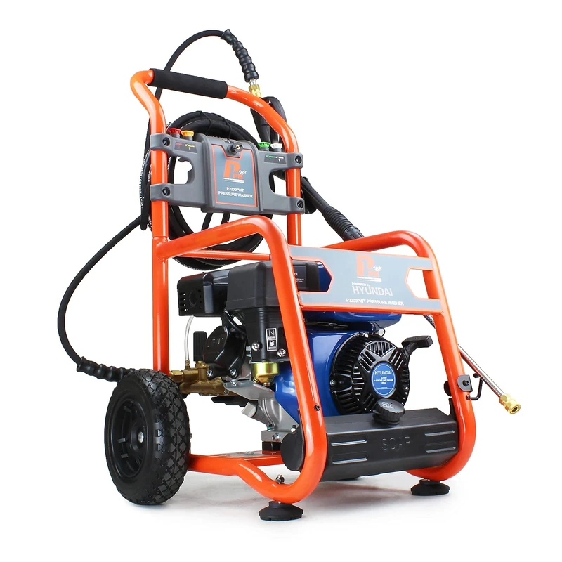 Hyundai Powered P1 Petrol Pressure Washer 3200psi / 214 bar 7hp 212cc With 2 Year Warranty