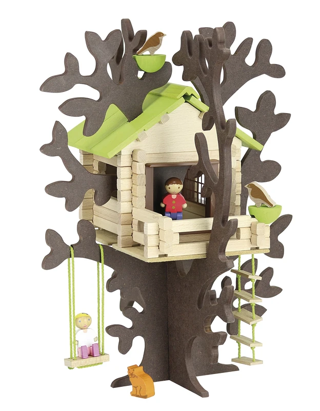 Jeujura - 8075- Construction Games - Tree House, Standard