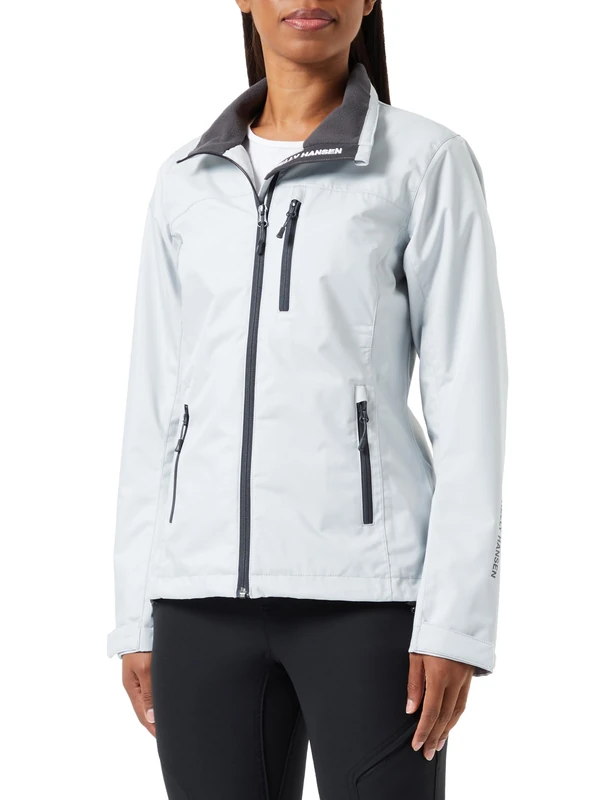 Helly Hansen Women's W Crew Jacket, Grey Fog, 5XL