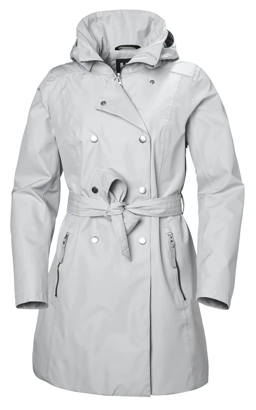 Helly Hansen Women's W Welsey II Trench, Grey Fog, S