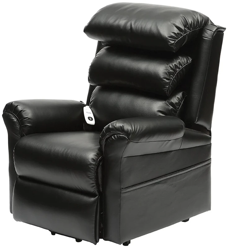 Aidapt Ecclesfield Riser and Recliner Electric Arm Chair with OKIN Motor for Safety, Easy to Work Remote Control and Hard Wearing Wipe Clean Material for Use in Lounge, Sitting Room and Bedrooms.