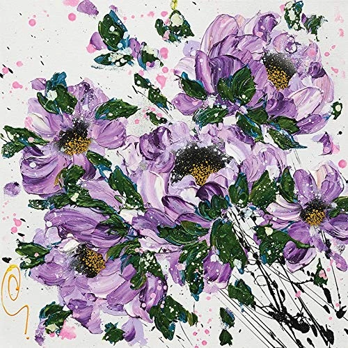 Clare Sykes Canvas, Multi-Colour, 85 x 85 cm